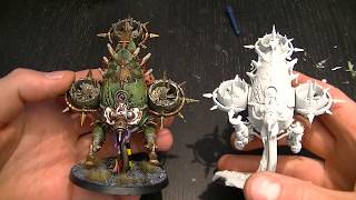 How to paint Foetid Bloat Drone No Airbrush [upl. by Natalia216]