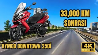 KYMCO Downtown 250i 33000 KM Kullanıcı Yorumları ve Gerçek Deneyimler [upl. by Lolande]