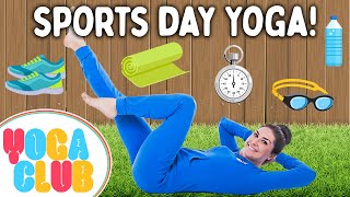 Sports Day Kids Yoga 🎾 Yoga Club Week 56  Cosmic Kids Yoga [upl. by Staw596]