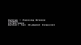 OutRun  Passing Breeze wTriangle and C Bass Atari 8Bit Pokey [upl. by Yevrah106]