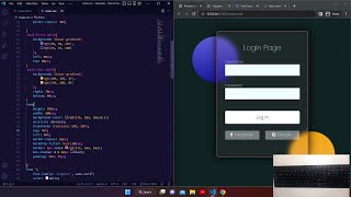 ASMR Programming  Coding a Modern Login Page  No Talking [upl. by Litt]