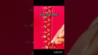 Simple clip stone aari work trending trendingmusic aariblouse aariwork designersboutique [upl. by Atalee]