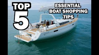 TOP 5 Essential Boat Shopping Tips  Ep 252  Lady K Sailing [upl. by Arahahs162]