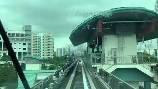 Punggol lrt ride from Punggol to Punggol west loop [upl. by Sivrahc481]