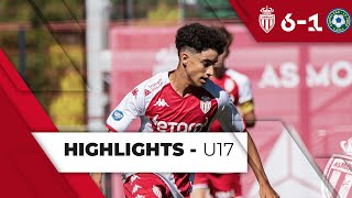 AS Monaco 61 Castelnau Le Crès  U17  18ème journée [upl. by Ahsier385]