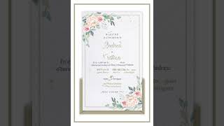 Invitaciones Virtuales para Boda 💍 [upl. by Stannwood]