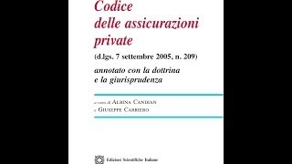 Codice delle assicurazioni private [upl. by Enimrej192]