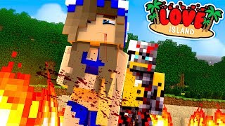 RAVEN THE ROBOT TRIES TO KILL THE CONTESTANTS wLittle Carly  Little KellyMinecraft Love Island [upl. by Vento332]