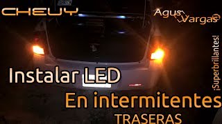 INSTALANDO LED ULTRABRILLANTES EN DIRECCIONALES TRASERAS CHEVROLET CHEVY C3  Agus Vargas [upl. by Trant811]