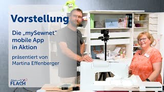 Stickmuster erstellen und übertragen in der „mySewnet“ mobile App [upl. by Elonore]