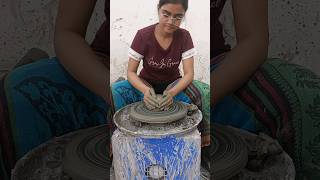 clay centering pottery ceramic visual art bhu varanasi india [upl. by Ainadi]