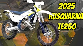 2025 Husqvarna TE250 Detail Looks [upl. by Lovel]