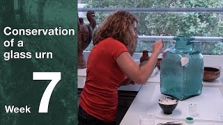 Conservation of a RomanoBritish urn  Episode 7 Gap fills [upl. by Herm]