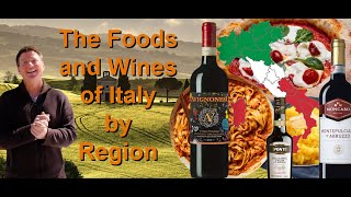 The Food and Wines of Italy by Region [upl. by Jone]