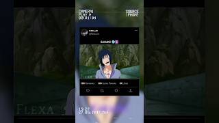 Sasuke vs Kakashi Full Fight  Naruto Shippuden  English Dub sasuke kakashi shorts [upl. by Sirod]