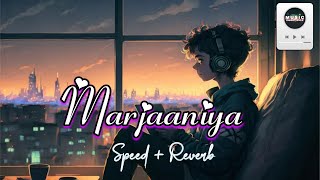 Marjaaneya Speed  Reverb  Varun Jain  Vicky Vidya Ka Woh Wala Video 🥀Music3412song lofilove [upl. by Annahgiel]