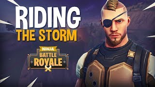 Riding The Storm  Fortnite Battle Royale Gameplay  Ninja amp Hysteria [upl. by Niraa]