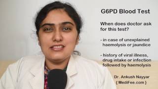 G6PD glucose6phosphate dehydrogenase Blood Test [upl. by Analahs]