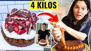 ME ENCANGARON una TORTA BROWNIE de 4 KILOS de JULIETA BOSTAL [upl. by Yrred]