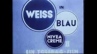 NIVEA History  TVSpot quotWeiss in Blauquot  Spot TV de l’Allemagne quotBlanc dans du bleuquot 1936 [upl. by Stempien256]