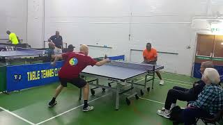 Semi final  Chris Beckley vs Gareth HO Spencer  Over 60 Event  TJ TTC Kidbrooke [upl. by Joletta]