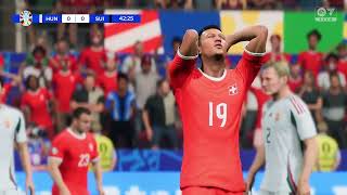 FC 24 Gameplay  Hongrie  Suisse  Championnat dEurope 2024 [upl. by Conyers482]