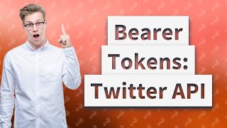 How do I use Bearer token Twitter API [upl. by Atcliffe]