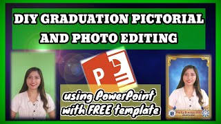 DIY GRADUATION PICTORIAL  How to Edit Graduation Picture  Tutorial [upl. by Akeme]