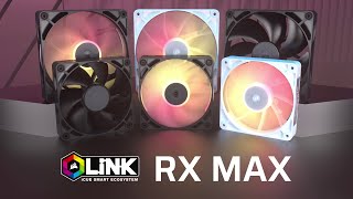 iCUE LINK RX MAX Series Fans [upl. by Naeerb]