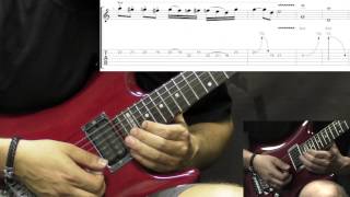 Pantera  Domination  Solo  Metal Guitar Lesson [upl. by Ihcelek]