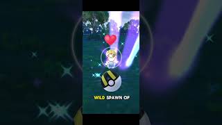 Extremely RARE wild spawn Uxie spotted and caught pokemongo pokemon Uxiepokemongo rarepokemons [upl. by Tteltrab345]