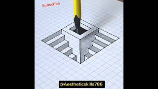 3D art youtubeshorts art drawing [upl. by Mccormac]