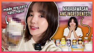 🇰🇷 KOREAN MAKES HALOHALO 🍨FOR THE FIRST TIME  🇵🇭 Filipino Trivia amp Quiz  Dasuri Choi [upl. by Mohn]