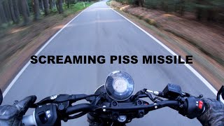 SCREAMING HUSKY VS NARROW COUNTRY ROADS  4K [upl. by Kurman951]