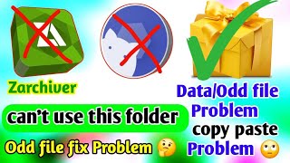 Cant use this folder 📂 How to Fix cant use this folder video zachiver android bgmi pubg [upl. by Attenyw]