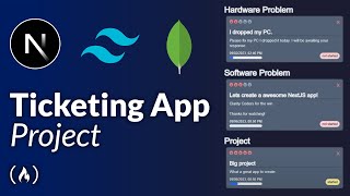 Nextjs Tailwind CSS and MongoDB Project Tutorial – Ticketing App [upl. by Eltsyrk233]
