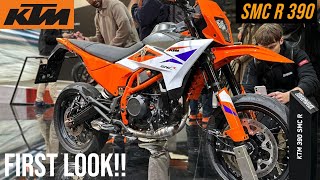 KTM SMC R 390  First Look  JUST WOW [upl. by Christean125]