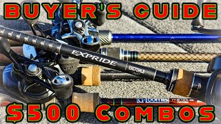 BUYERS GUIDE 500 ROD AND REEL COMBOS  Best Bang For The Buck [upl. by Tybie]