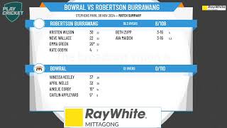 Bowral Vs Robertson Burrawang [upl. by Gertrude733]