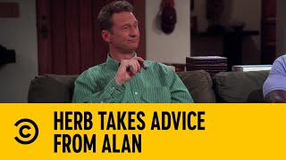 Herb Takes Advice From Alan  Two And A Half Men  Comedy Central Africa [upl. by Aser548]