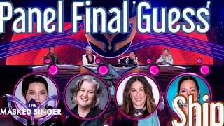 Panels Final Guesses on Ship  The Masked Singer USA Season 12 Ep 3 [upl. by Notaes]