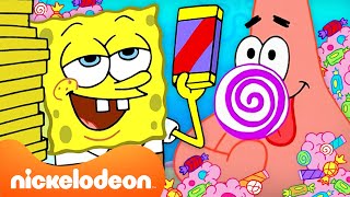 Bob léponge  45 minutes de FRIANDISES 🍬  Nickelodeon France [upl. by Clementi]