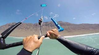 A kitesurf session in Famara lanzarote [upl. by Kee]