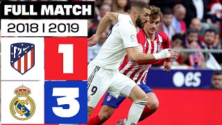 Atlético de Madrid vs Real Madrid 13 20182019 PARTIDO COMPLETO [upl. by Mcclimans]