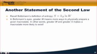 The Second Law of Thermodynamics  OpenStax Chemistry 2e 163 [upl. by Gaspar]