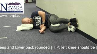 Right Sidelying Respiratory Resisted Left Adductor Pull Back [upl. by Mabelle332]