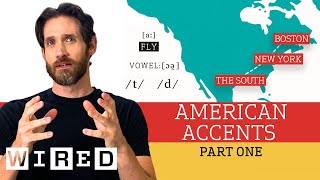 Accent Expert Gives a Tour of US Accents  Part One  WIRED [upl. by Annasor]