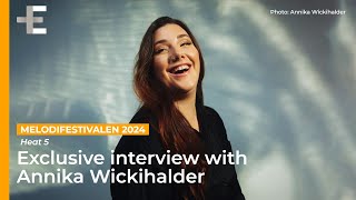 Annika Wickihalder on Light Melodifestivalen 2024 Eurovision amp Songwriting Exclusive Interview [upl. by Lin]