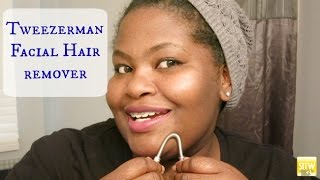 Tweezerman Facial Hair Remover I First Impression [upl. by Hsemar]