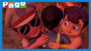 Do Ka Dum 👊 Aag aur Paani ke Superheroes Ka Tagda Action  Chhota Bheem and Little Singham  Pogo [upl. by Chane951]